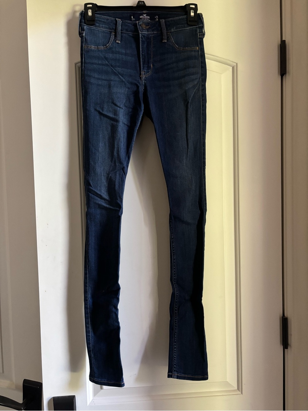Hollister Dark Blue Stretch Skinny Jeggings